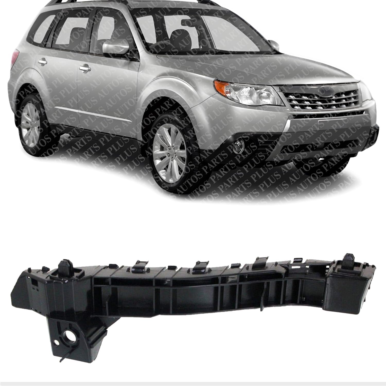 Front Bumper Bracket Right passenger Side Direct Replacement Compatible With 2009-2013 Subaru Forester SU1043101 57707SC040