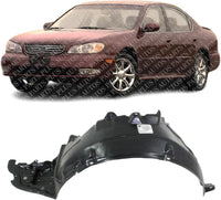Front Fender Liner Left Driver Side Direct Replacement Compatible With 2000-2001 Infiniti I30 / 2002-2004 I35 IN1248101 638412Y000