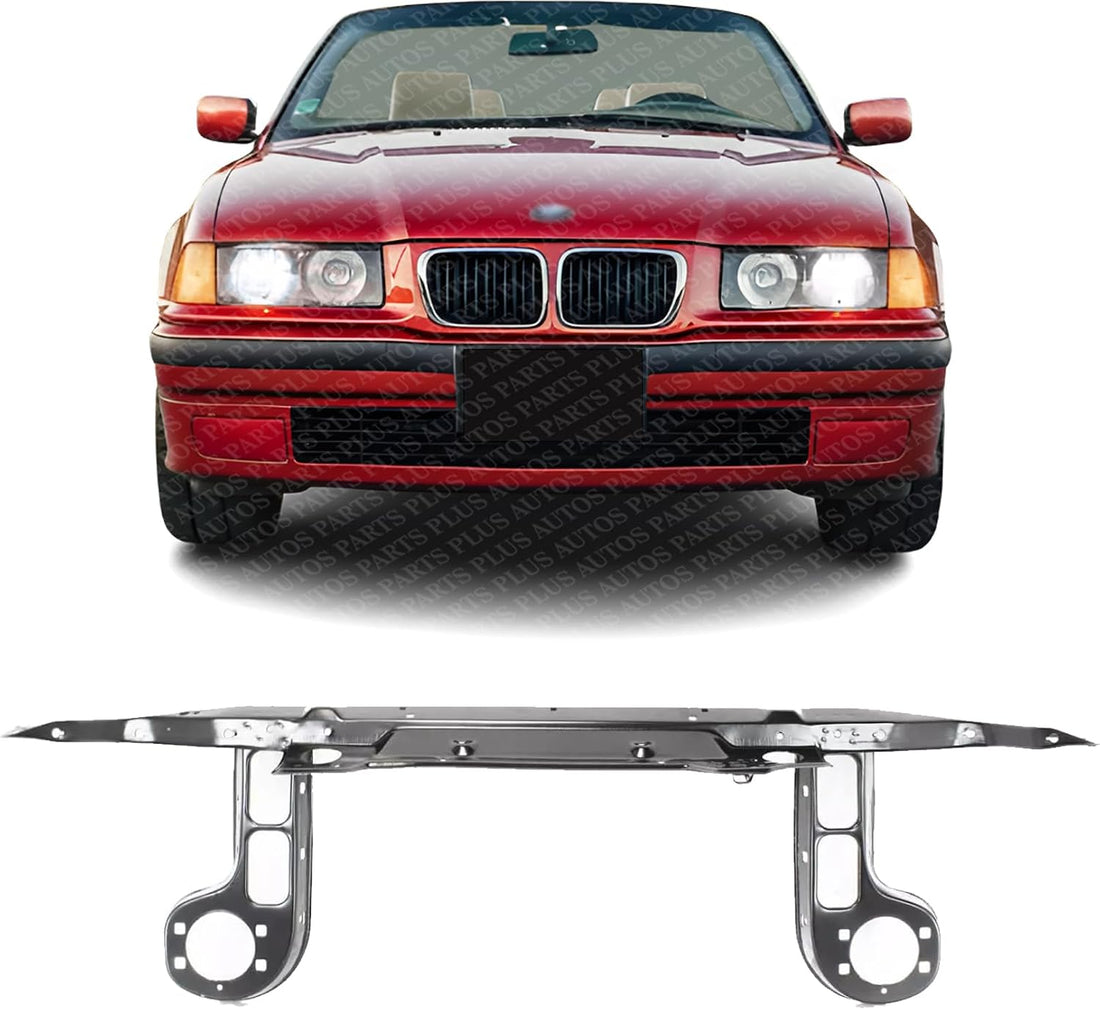 Front Radiator Center Support Steel Direct Replacement Compatible With 1992-1999 BMW 3-Series BM1225104 41138122560