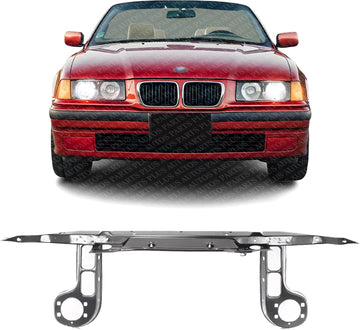 Front Radiator Center Support Steel Direct Replacement Compatible With 1992-1999 BMW 3-Series BM1225104 41138122560