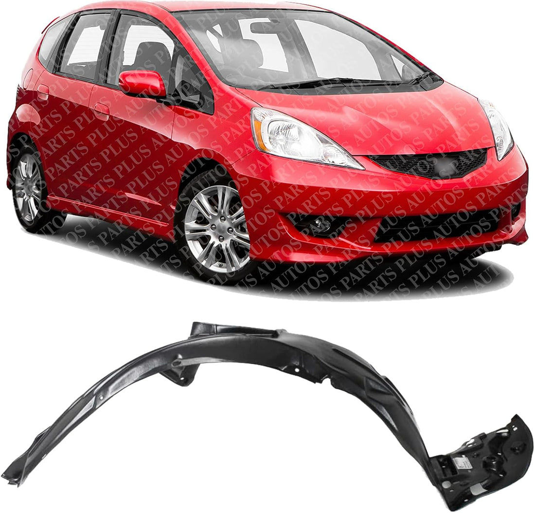 Front Fender Liner Right Passenger Side Direct Replacement Compatible With 2009-2011 Honda Fit HO1249133 74101TK6A01