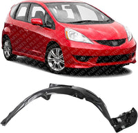 Front Fender Liner Right Passenger Side Direct Replacement Compatible With 2009-2011 Honda Fit HO1249133 74101TK6A01