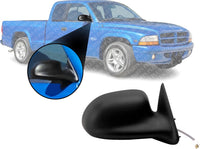 Front Power Mirror Non-Folding & Heated Textured Right passenger Side Direct Replacement Compatible With 1997-2000 Dodge Dakota CH1321157 55154842AB