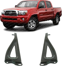 Set Of 2 Front Bumper Stay Bracket Steel Left Driver & Right Passenger Side Direct Replacement Compatible With 2005-2011 Toyota Tacoma TO1067154 TO1066154 5327304020 5327404020