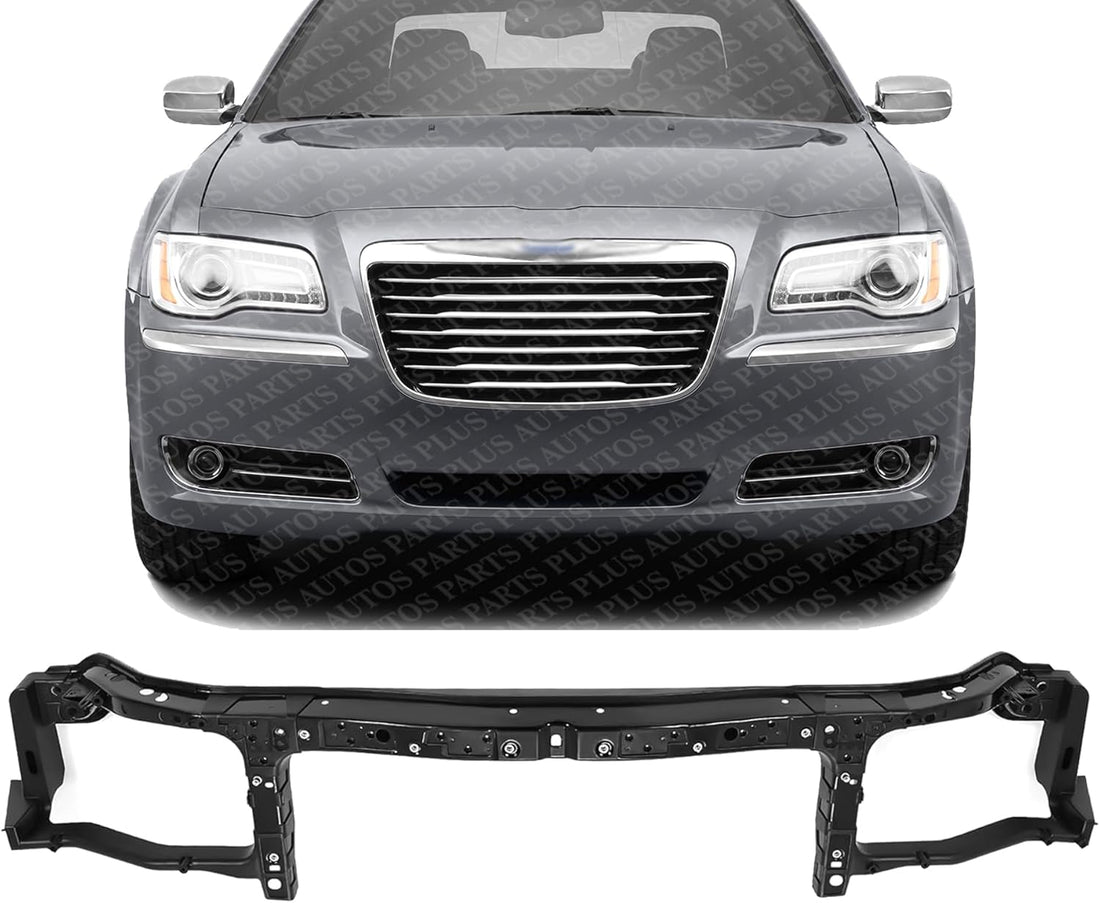 Front Upper Radiator Support Tie Bar Plastic With Steel Direct Replacement Compatible With 2011-2022 Chrysler 300 CH1225234 68142203AC