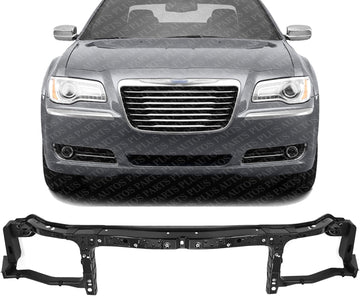 Front Upper Radiator Support Tie Bar Plastic With Steel Direct Replacement Compatible With 2011-2022 Chrysler 300 CH1225234 68142203AC