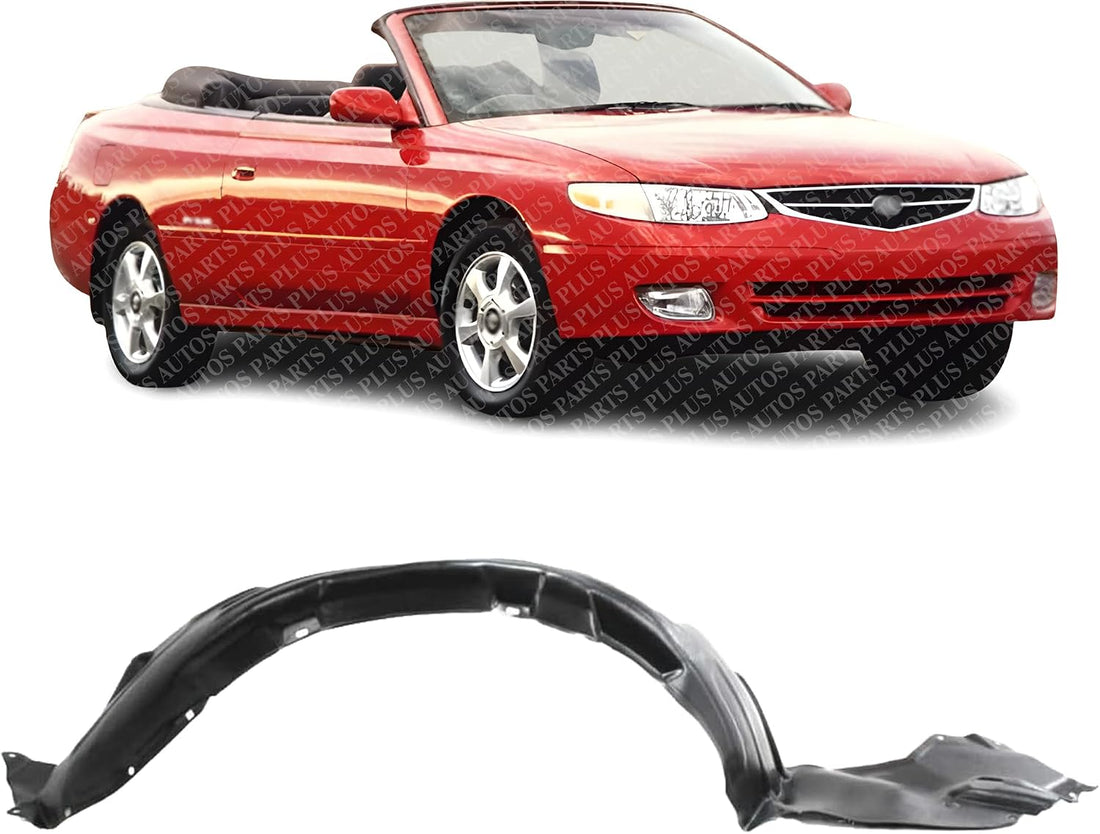Front Fender Liner Right Passenger Side Direct Replacement Compatible with 1999-2001 Toyota Solara TO1249121 5387506030
