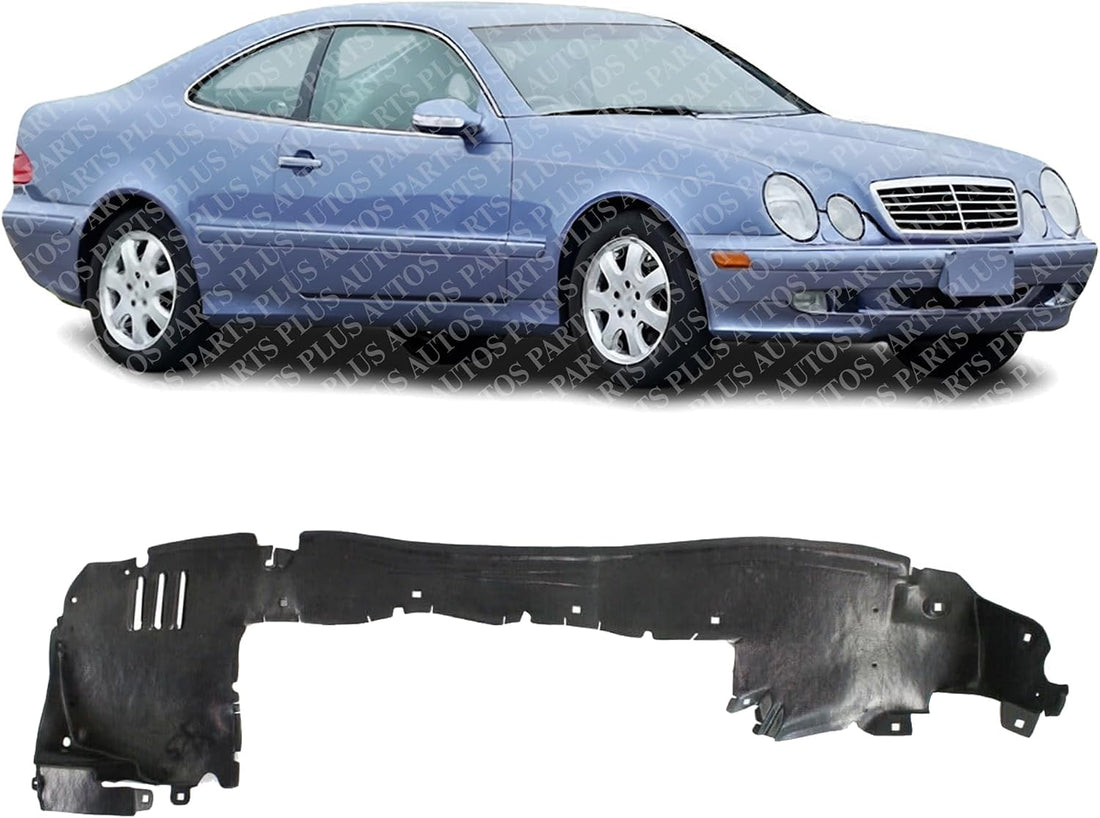 Front Fender Liner Rear Section Right Passenger Side Direct Replacement Compatible With 2000-2002 Mercedes Benz CLK-Class MB1249134 2086985430