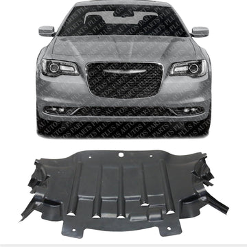 Front Engine Center Splash Shield Direct Replacement Compatible with 2015-2022 Chrysler 300 CH1228139 68214817AA-PFM