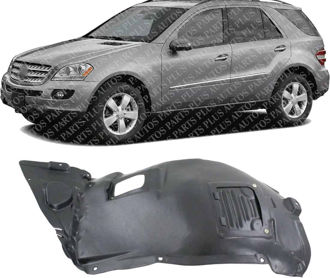 Front Section Fender Liner Left Driver Side Direct Replacement Compatible With 2007-2008 BMW X5 BM1248108 51717169411