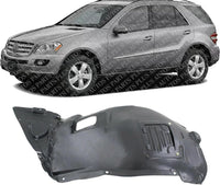 Front Section Fender Liner Left Driver Side Direct Replacement Compatible With 2007-2008 BMW X5 BM1248108 51717169411