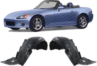 Set Of 2 Front Fender Liner Right Passenger & Left Driver Side Direct Replacement Compatible With 2000-2003 Honda S2000 HO1251105 HO1250105 74101S2A020 74151S2A020