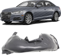 Front Fender Liner Rear Section Left Driver Side Direct Replacement Compatible With 2017-2019 Audi A4 AU1248133 8W0821171A-PFM