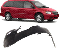 Front Fender Liner Right Passenger Side Direct Replacement Compatible With 2001-2003 Dodge Grand Caravan / 2004-2007 Chrysler Town & Country CH1249113 4857222AB