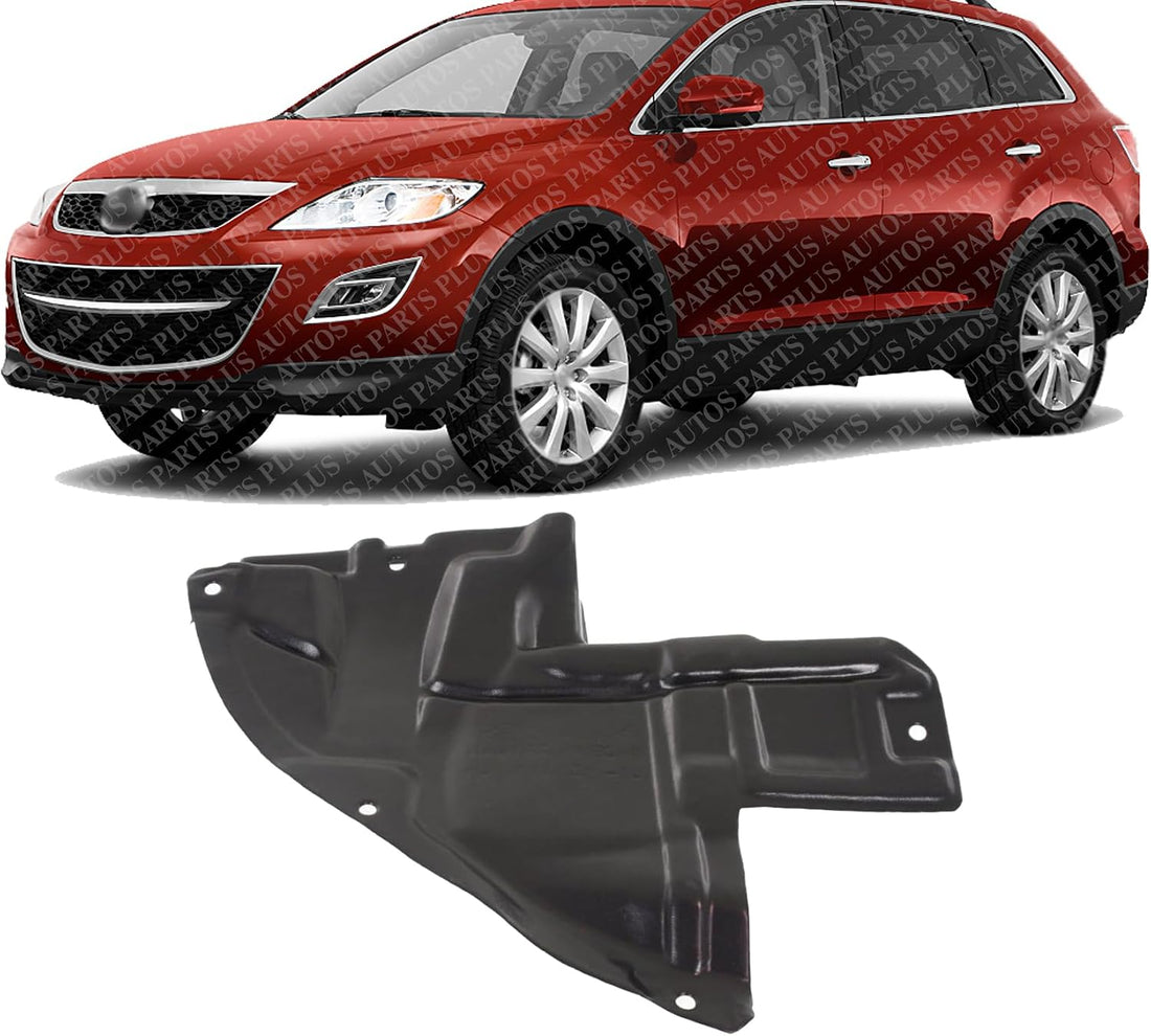 Front Fender Liner Lower Section Left Driver Side Direct Replacement Compatible With 2010-2015 Mazda CX-9 MA1250114 TE7356142A