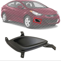 Front Fog Light Cover Textured Right Passenger Side Direct Replacement Compatible with 2011-2013 Hyundai Elantra Hy1039112 865643y000