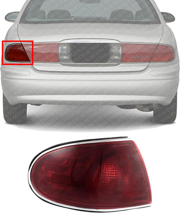 Tail Lights Outer Left Driver Side Direct Replacement Compatible With 2001-2005 Buick LeSabre GM2800151 15228559