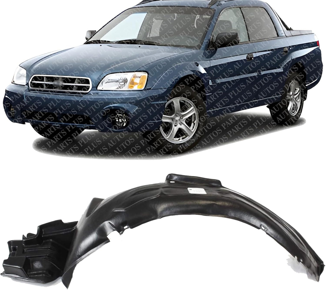 Front Fender Liner Left Driver Side Direct Replacement Compatible With 2000-2004 Subaru Outback / 2003-2006 Baja SU1248105 59110AE07A