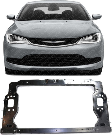 Front Radiator Support Steel Direct Replacement Compatible With 2015-2017 Chrysler 200 CH1225283 68247595AA