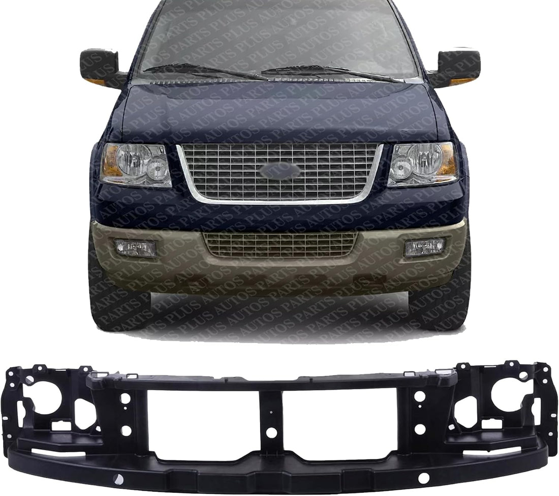 Front Grille Opening Header Panel Thermoplastic Direct Replacement Compatible With 2003-2006 Ford Expedition FO1220224 2L1Z8A284AA