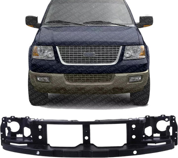Front Grille Opening Header Panel Thermoplastic Direct Replacement Compatible With 2003-2006 Ford Expedition FO1220224 2L1Z8A284AA