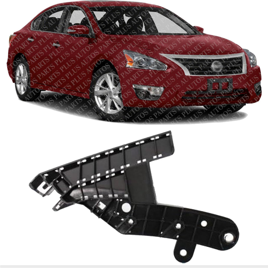 Front Bumper Cover Frame Bracket Right Passenger Side Direct Replacement Compatible With 2013-2015 Nissan Altima NI1043102 620583TA0A