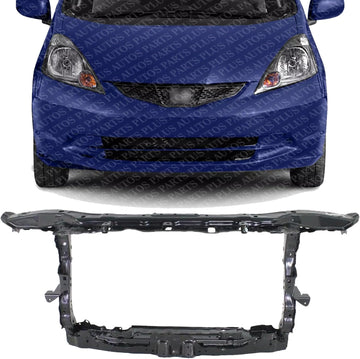 Front Radiator Support Assembly Steel Direct Replacement Compatible With 1909-2011 Honda Fit HO1225160 60400TK6A01ZZ
