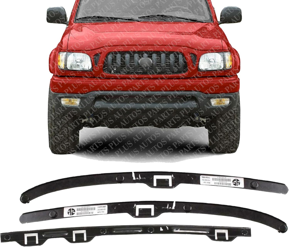 Front Bumper Center Retainers Left Driver & Right Passenger Side Direct Replacement Compatible With 2001-2004 Toyota Tacoma TO1065101 TO1066152 TO1067152 52533AD010 52134AD010
