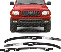 Front Bumper Center Retainers Left Driver & Right Passenger Side Direct Replacement Compatible With 2001-2004 Toyota Tacoma TO1065101 TO1066152 TO1067152 52533AD010 52134AD010