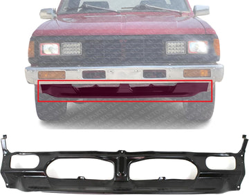 Front Bumper Lower Valance Primed Direct Replacement Compatible With 1983-1986 Nissan 720 NI1095113 6265092W00