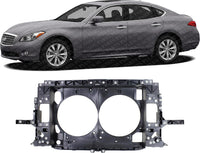 Front Radiator Support Assembly Plastic Direct Replacement Compatible With 2011-2013 Infiniti M37 / M35H M56 / 2014-2019 Q70L Q70 IN1225117 625011MA5A