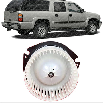 Rear Heater Blower Motor Direct Replacement Compatible with 2000-2006 Chevrolet Suburban 1500 GM3126103 52495789