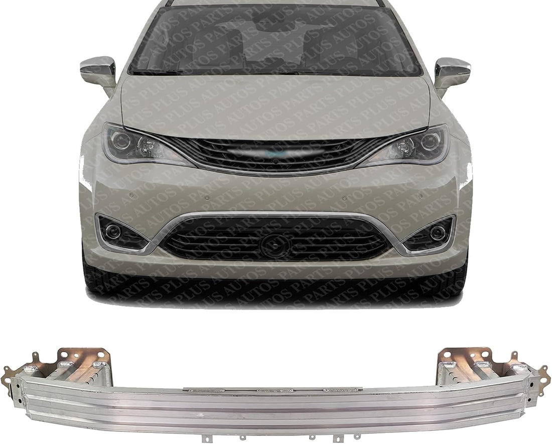 Front Bumper Reinforcement Aluminum Direct Replacement Compatible With 2017-2024 Chrysler Pacifica / 2020-2024 Voyager CH1006237 68227661AB