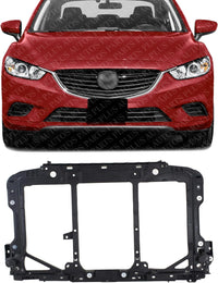 Front Radiator Support Plastic Direct Replacement Compatible With 2014-2018 Mazda 3/2014-2016 Mazda 6 MA1225146 BJS753110B