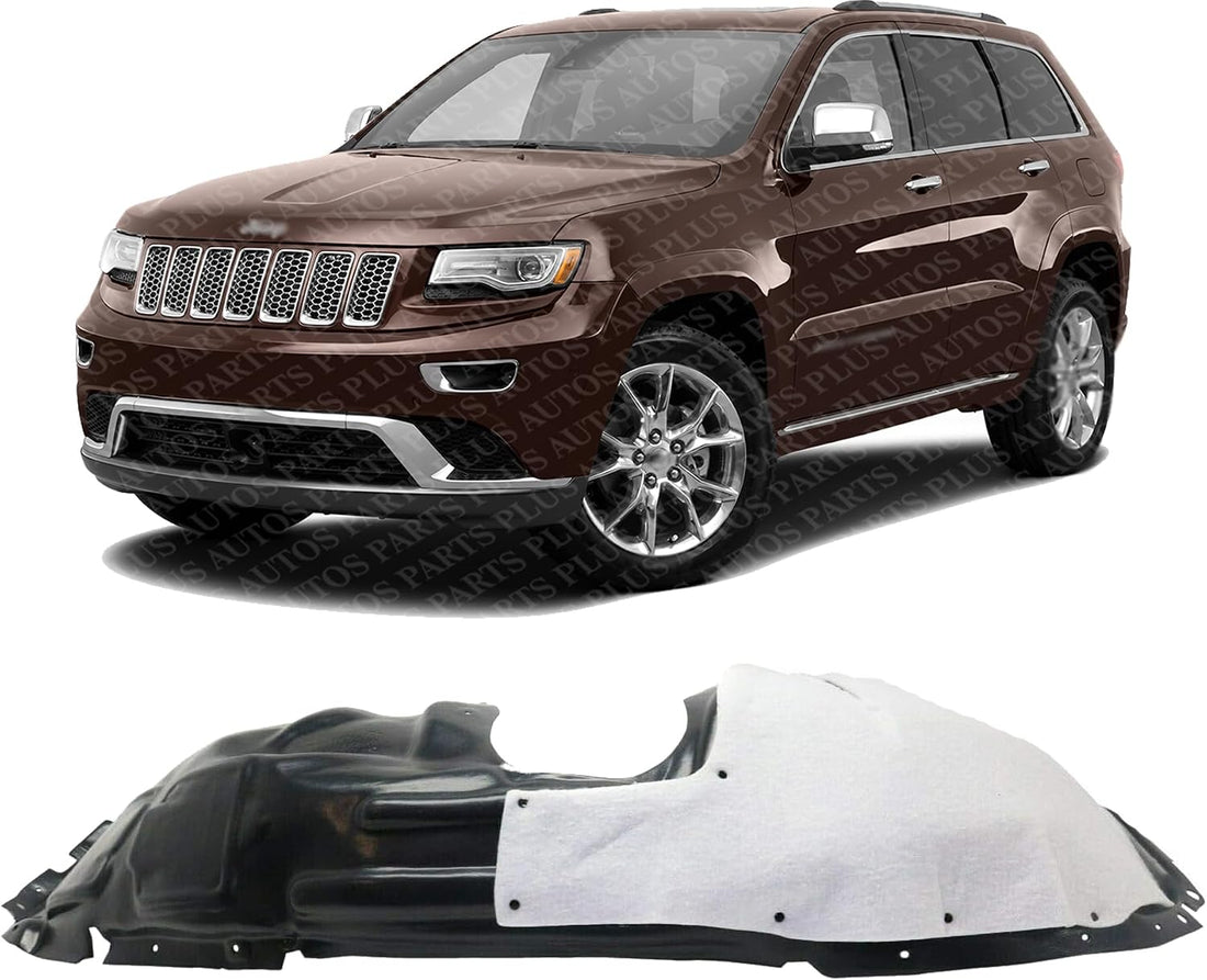 Front Fender Liner Left Driver Side Direct Replacement Compatible With 2014-2018 Jeep Cherokee CH1248181 68209689AE