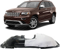 Front Fender Liner Left Driver Side Direct Replacement Compatible With 2014-2018 Jeep Cherokee CH1248181 68209689AE