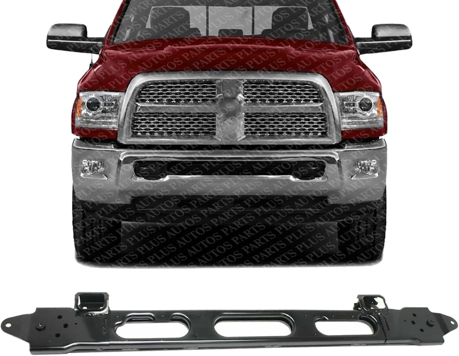 Front Lower Radiator Support Crossmember Steel Direct Replacement Compatible With 2013-2018 Ram 2500/3500 CH1225262 68222831AA
