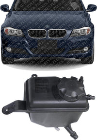 AUTOS PARTS PLUS Front Coolant Reservoir With Cap And Sensor Direct Replacement Compatible With 2004-2010 BMW 5-Series / 6-Series BM3014107 17137542986