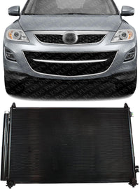 Front A/C Condenser Aluminum Core Direct Replacement Compatible With 2007-2015 Mazda CX-9 MA3030155 TD1161480A