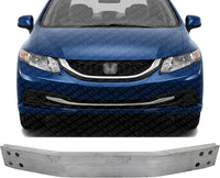 Front Bumper Reinforcement Aluminum Direct Replacement Compatible With 2012 Honda Civic HO1006187 71131TR0A00