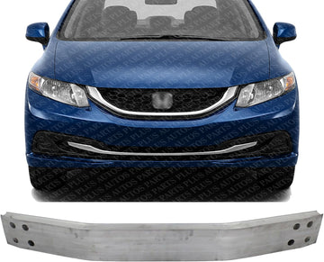 Front Bumper Reinforcement Aluminum Direct Replacement Compatible With 2012 Honda Civic HO1006187 71131TR0A00