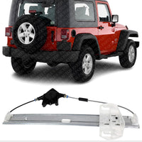 Rear Power Window Regulator Without Motor Right Passenger Side Direct Replacement Compatible with 2007-2018 Jeep Wrangler CH1551109 68014950AA
