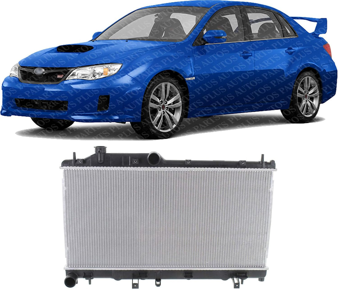 Front Radiator Aluminum Core Direct Replacement Compatible With 2012-2016 Subaru Impreza SU3010656 45119AG010