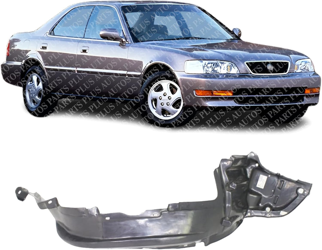 Front Fender Liner Right Passenger Side Direct Replacement Compatible with 1995-1996 Acura TL AC1249115 AC1249116 74101SW5010 74101SW5A00