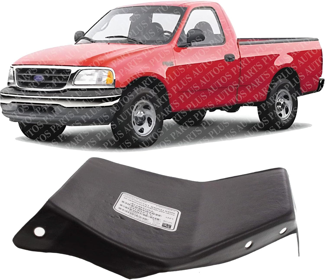 Front Lower Section Fender Liner Left Driver Side Direct Replacement Compatible With 1997-2004 Ford F-Series FO1248119 F75Z16103AA
