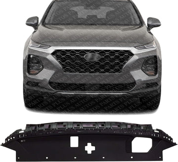 Front Upper Radiator Support Plastic Direct Replacement Compatible With 2019-2020 Hyundai Santa Fe HY1224116 86390S2000