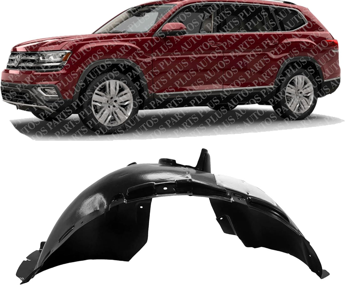 Front Fender Liner Left Driver Side Direct Replacement Compatible With 2018-2023 Volkswagen Atlas VW1248144 3CN805911C
