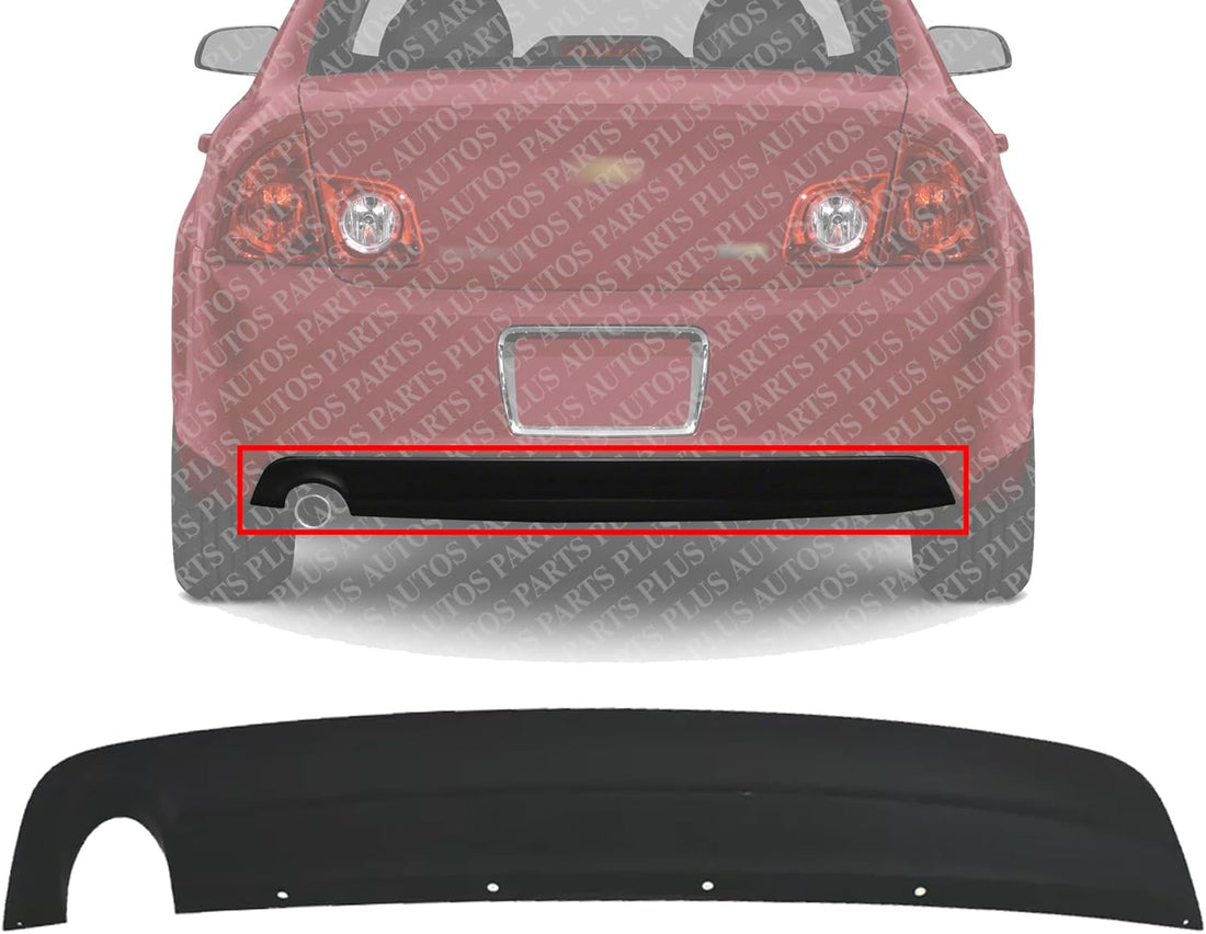 Rear Bumper Lower Valance Textured Direct Replacement Compatible With 2008-2012 Chevrolet Malibu GM1195110 15831262