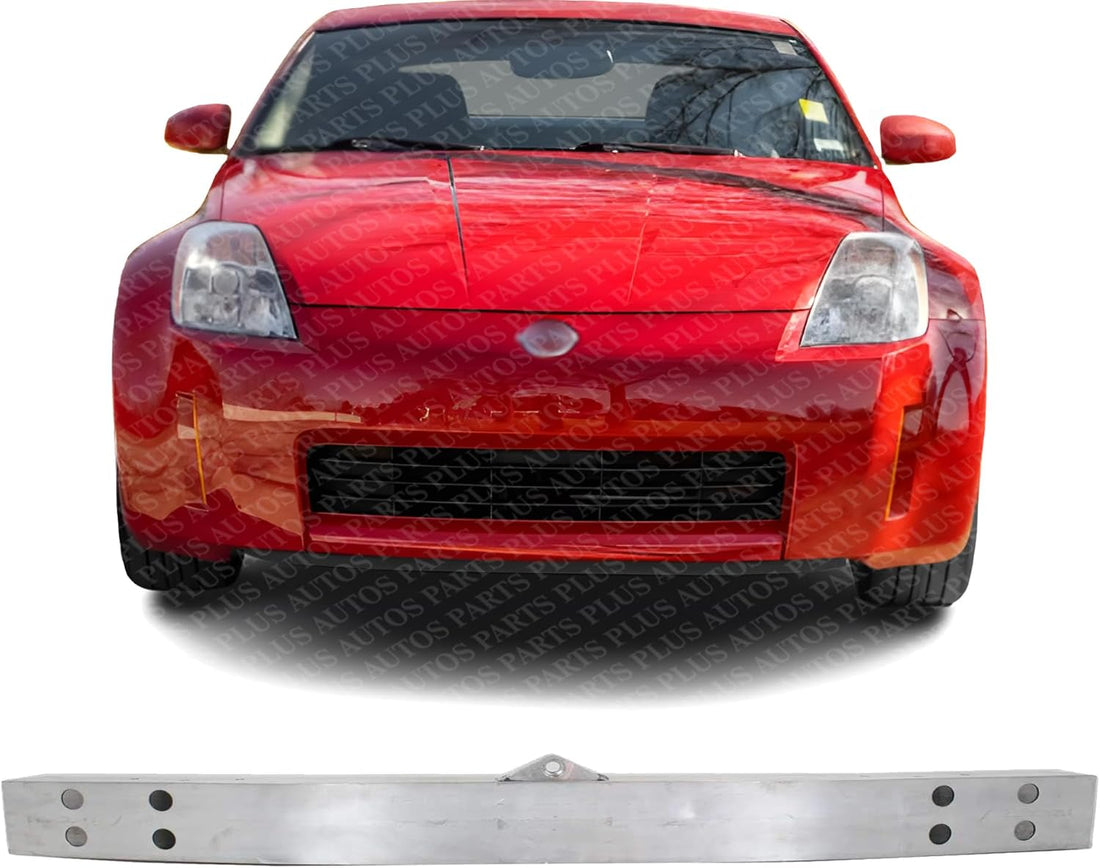 Front Bumper Reinforcement Aluminum Direct Replacement Compatible With 2003-2004 Nissan 350Z NI1006165 62030CD700