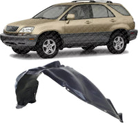 Front Inner Fender Liner Left Driver Side Direct Replacement Compatible With 1999-2003 Lexus RX300 LX1250104 5387648011